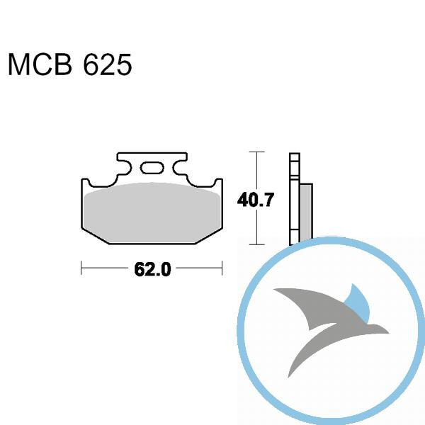 Bremsklotz Sinter SI TRW oder 7377112 - MCB625SI