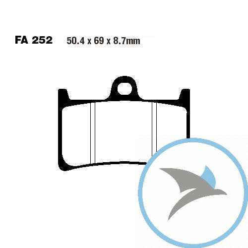 Bremsklotz Sinter HH EBC oder 7873607 - FA252HH