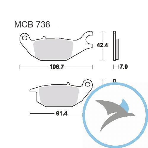 Bremsklotz Standard TRWoder 7324288