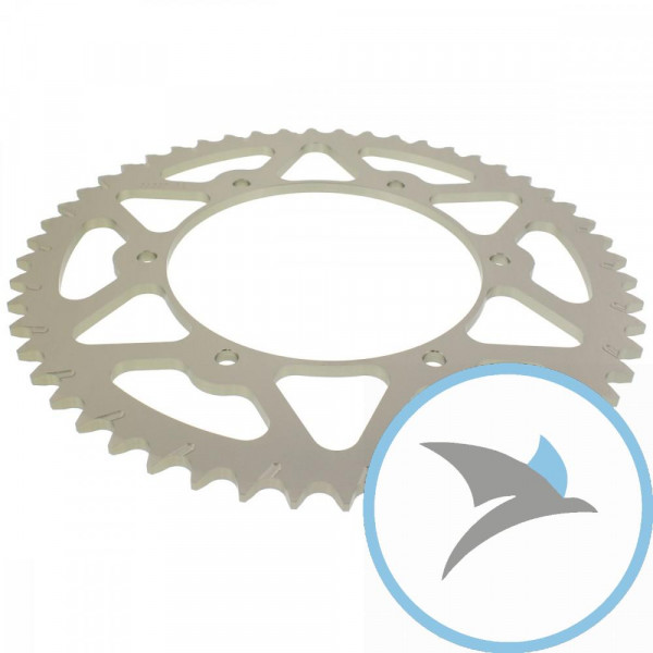 Alu-Kettenrad 52Z Teilung 520 silber Esjot Innendurchmesser 136 Lochkreis 154