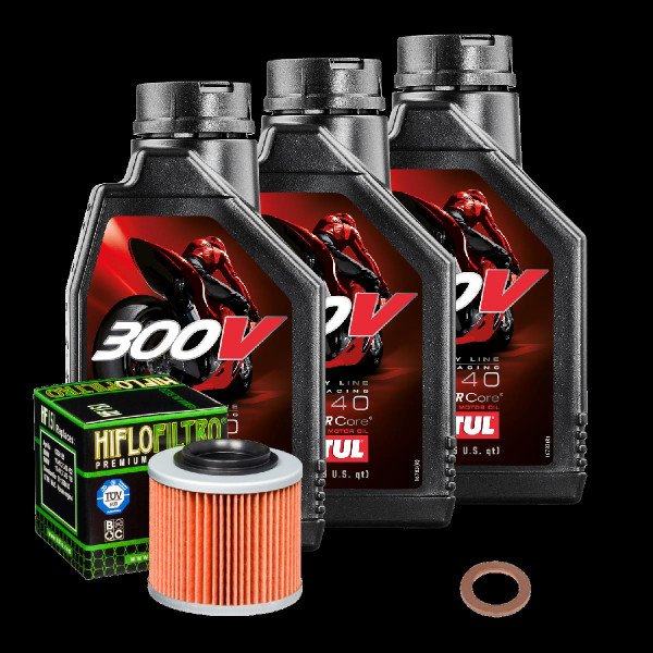 Aprilia Pegaso 650 ie Service Kit Ölwechsel Öl Motul 300V 5W40 Ölfilter