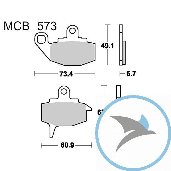 Bremsklotz Standard TRWoder 7320050