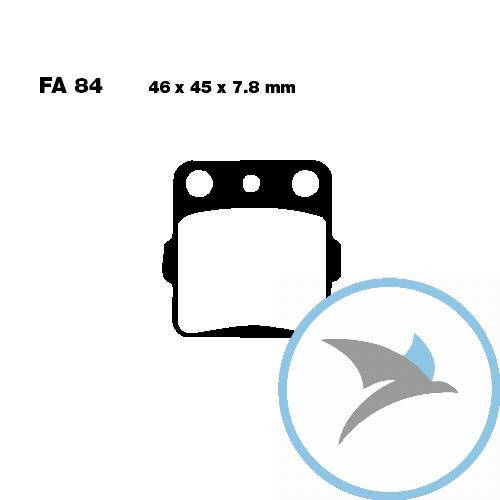 Bremsklotz Sinter R EBC oder 7872898 - FA084R