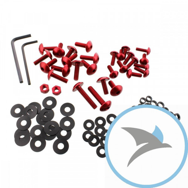VERKLEID Schraube Satz Pro Bolt alu rot - FYA225R