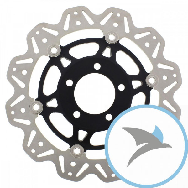 Bremsscheibe VEE EBC schwarz - VR3003BLK