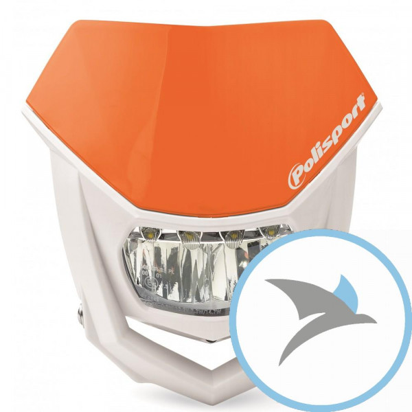 Scheinwerfer Maske Halo orange LED - 8667100004