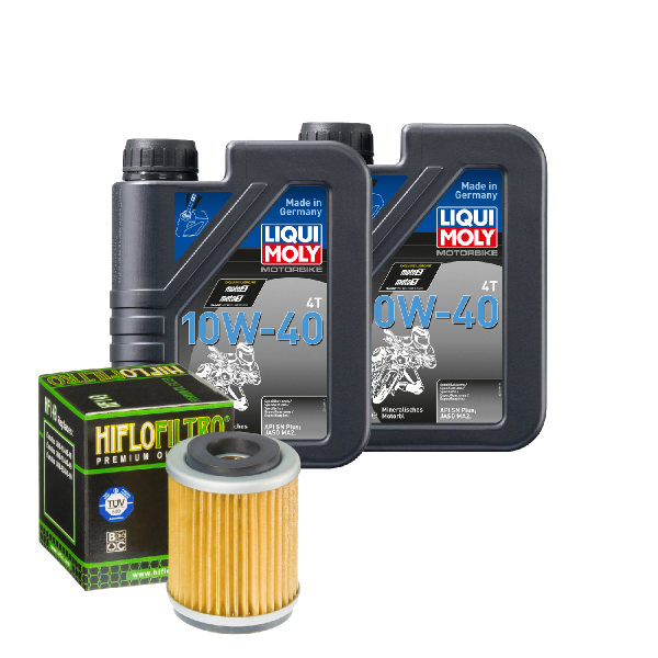 Yamaha TW 200 E Trailway Service Kit Ölwechsel Öl LIQUI MOLY 10W-40 Ölfilter