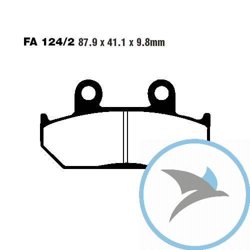 Bremsklotz Standard EBC oder 7872377 - FA124/2