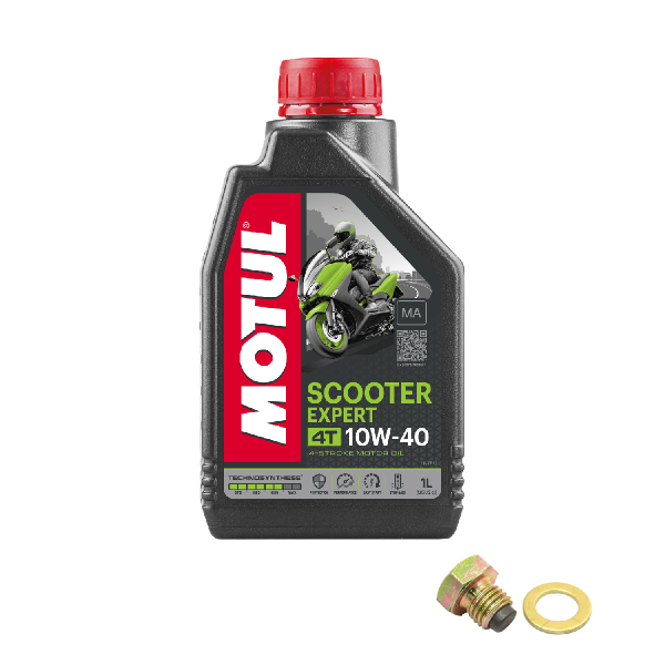 SYM Megalo 125 Euro1 Service Kit Ölwechsel Öl Motul Scooter 10W40 MA Schraube