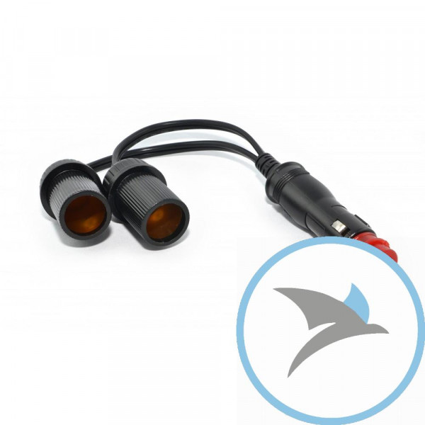 Adapter DIN auf 2x Zigarettenanzünder - BA19