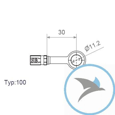 Ringfitting Vario HD TYP100 11.2MM 0 chrom