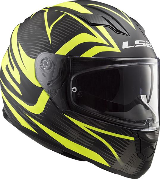 LS2 FF320 STREAM EVO JINK MATT BLACK YELLOW