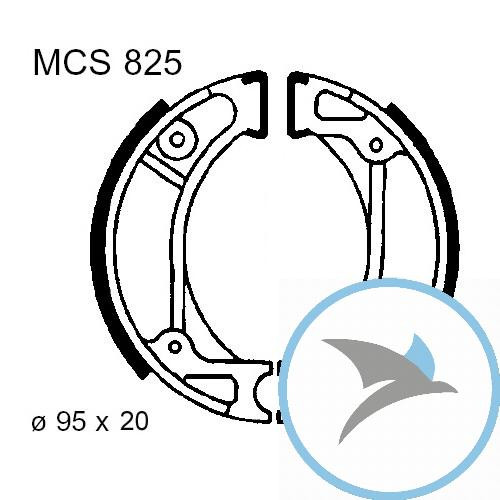 Bremsbacken ohne Feder TRW oder 7378490 - MCS825