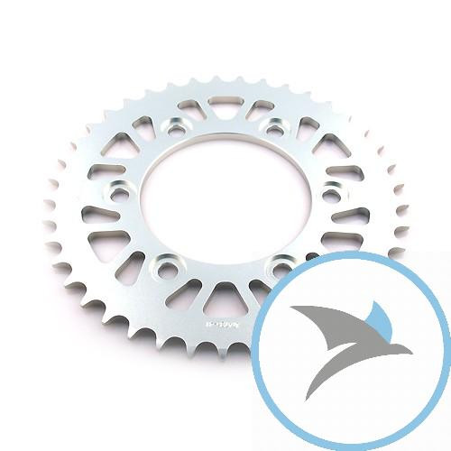Alu-Kettenrad 41Z Teilung 520 silber JT Innendurchmesser 100 Lochkreis 124 - JTA735.41