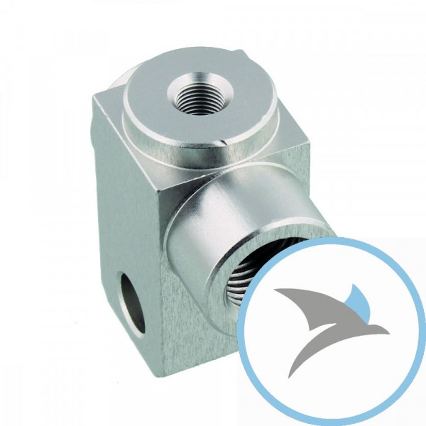 3-Wege Verteiler geschraubt TYP8813 silber