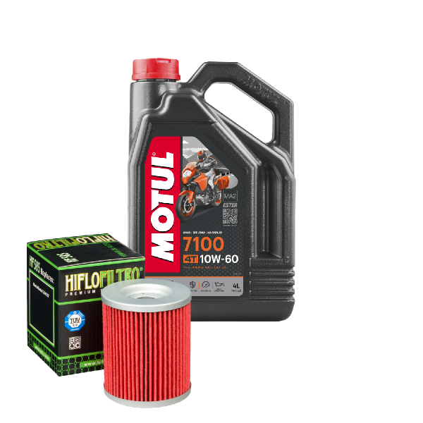 Moto Morini Corsaro 1200 Service Kit Ölwechsel Öl Motul 7100 10W60 Ölfilter