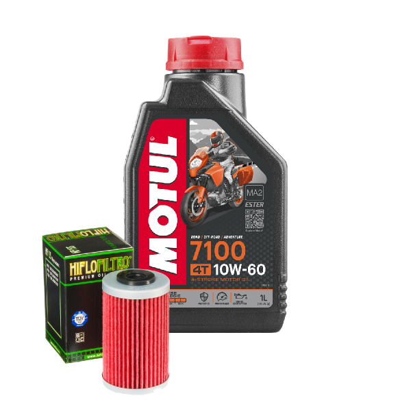 Husaberg FE 600 Supermoto Service Kit Ölwechsel Öl Motul 7100 10W60 Ölfilter