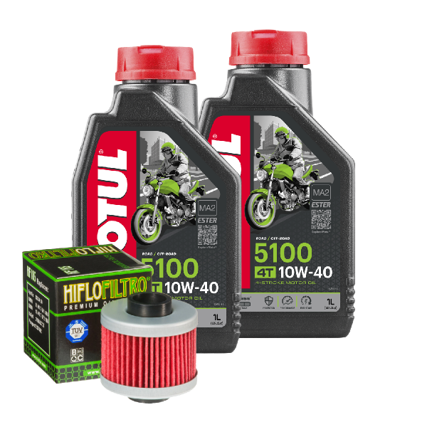 Peugeot Elyseo 125 DT Service Kit Ölwechsel Öl Motul 5100 10W40 Ölfilter