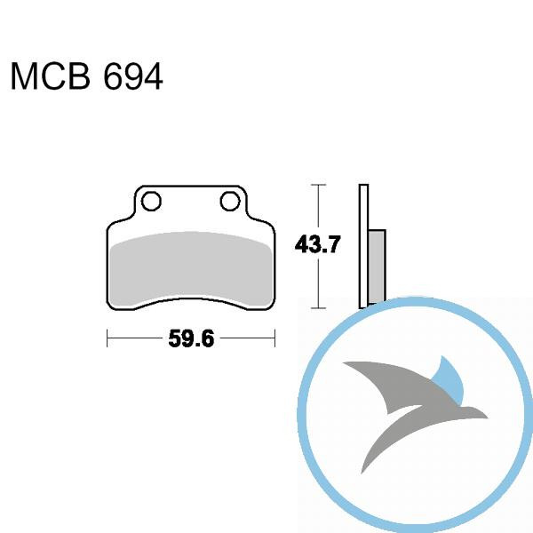 Bremsklotz Standard TRW - MCB694