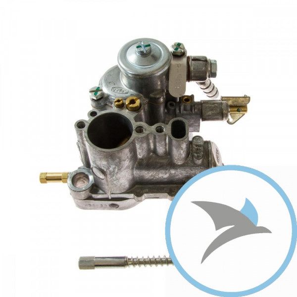 Vergaser silber 24-24E DellortoM OELANSCHLUSS -