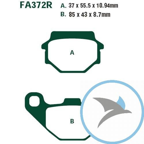 Bremsklotz Standard EBC - FA372TT