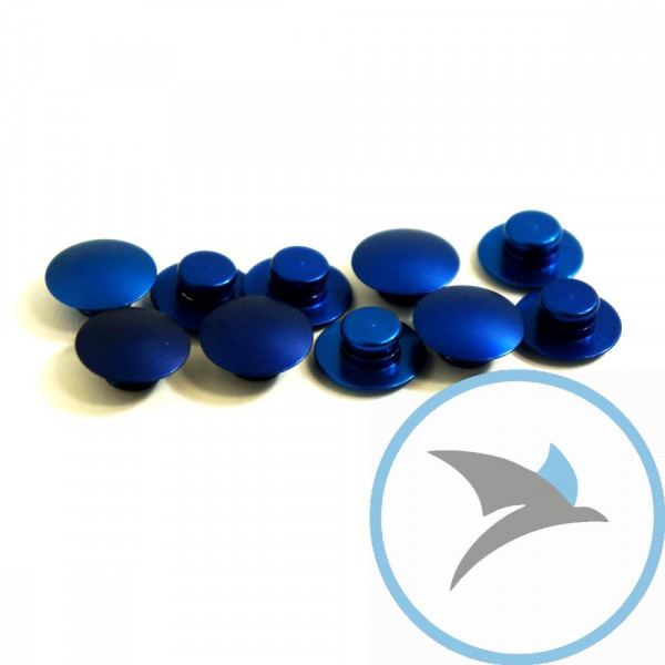 Kappen Schraube Satz Pro Bolt M10 alu blau - BUT10-10B