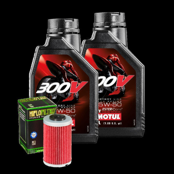 Polaris Outlaw 525 IRS Service Kit Ölwechsel Öl Motul 300V 15W50 Ölfilter