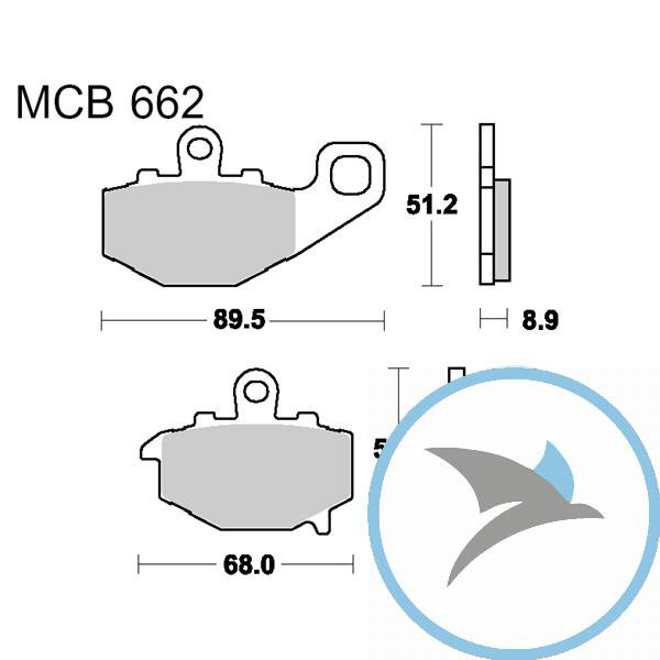 BR KLOTZ STD TRW - MCB662