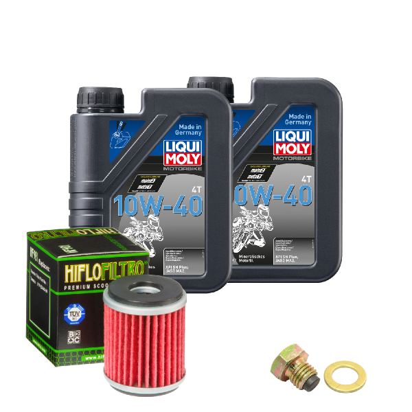 Yamaha YP 125 R X-Max Service Kit Ölwechsel Öl LIQUI MOLY 10W-40 Ölfilter