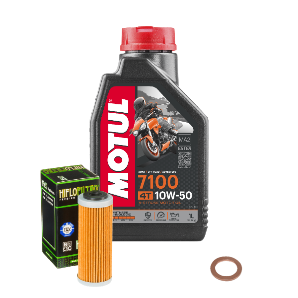 KTM Freeride 250 F Service Kit Ölwechsel Öl Motul 7100 10W50 Ölfilter