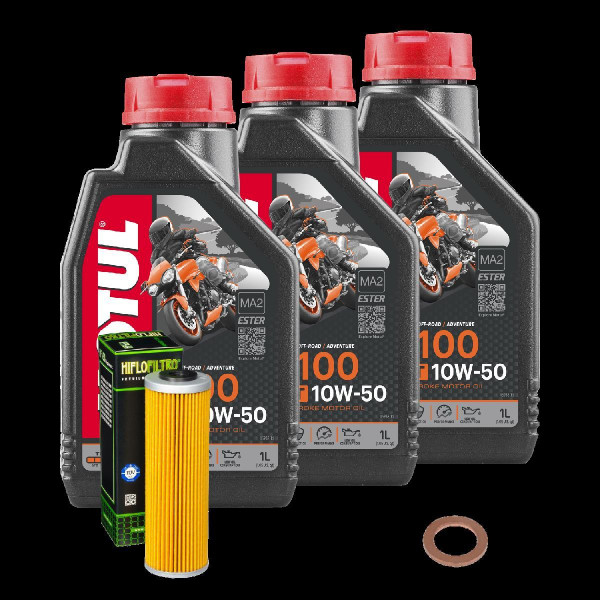 KTM Adventure 950 LC8 Service Kit Ölwechsel Öl Motul 7100 10W50 Ölfilter