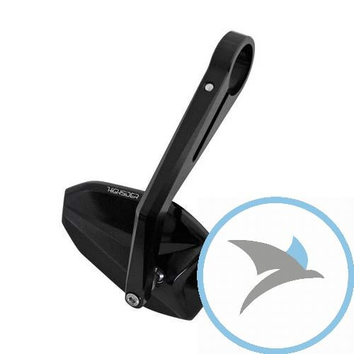 Spiegel Lenkerende schwarz Highsider - 301-025