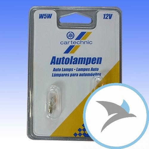 Lampe 12V 5W W2.1X9.5D Cartechnic 2er Blister JMP 1590136 - 40 27289 00598 0