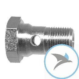 Hohlschraube für Bremsschlauch MQ M12X1 SW17 L28.0 - 3255