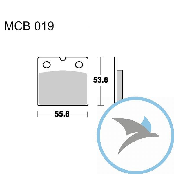 Bremsklotz Sinter vorne TRW oder 7328909 - MCB19SV