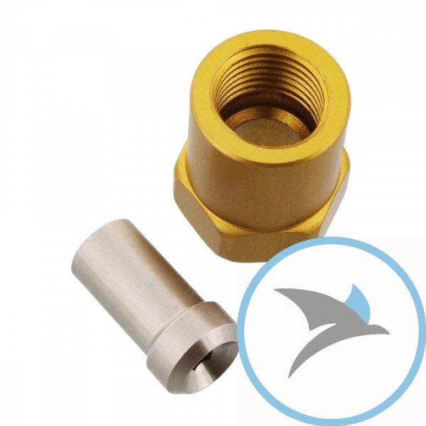 Innengewinde beweglich Vario TYP611 IGL M10 x 1.00 gold