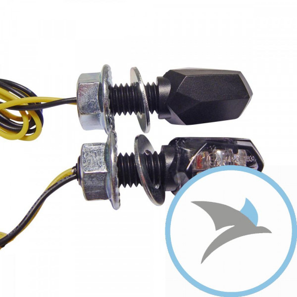 Blinkleuchte MINI3 JMP LED Rauchglas schwarz