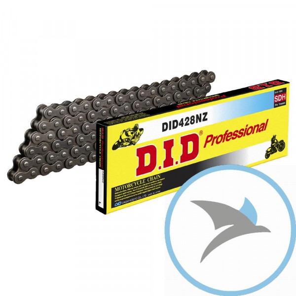 DID Standardkette 428NZ/108 Kette offen mit Clipschloss