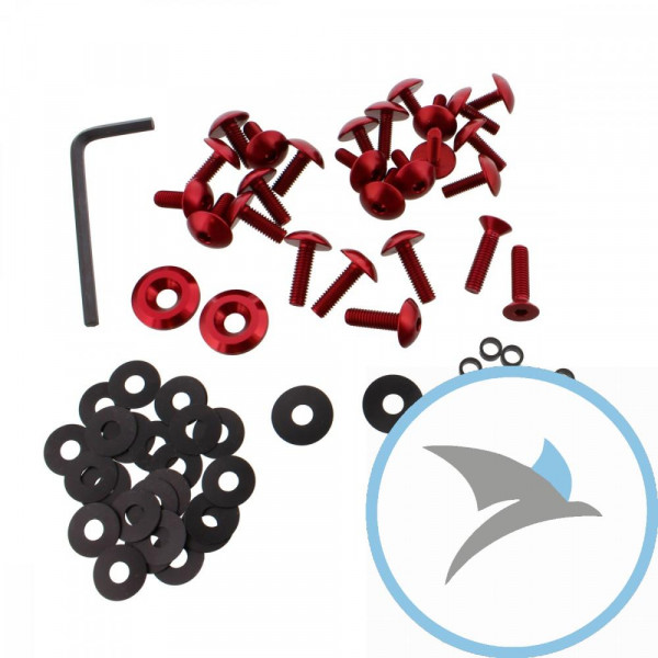 VERKLEID Schraube Satz Pro Bolt alu rot - FSU161R