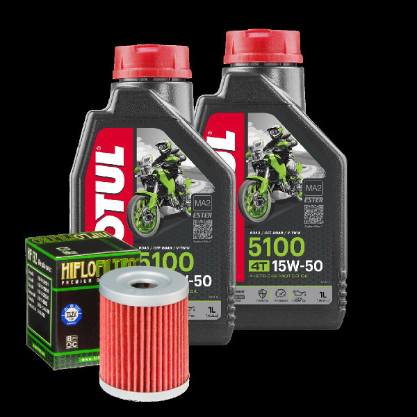 Beta Alp 125 Service Kit Ölwechsel Öl Motul 5100 15W50 Ölfilter