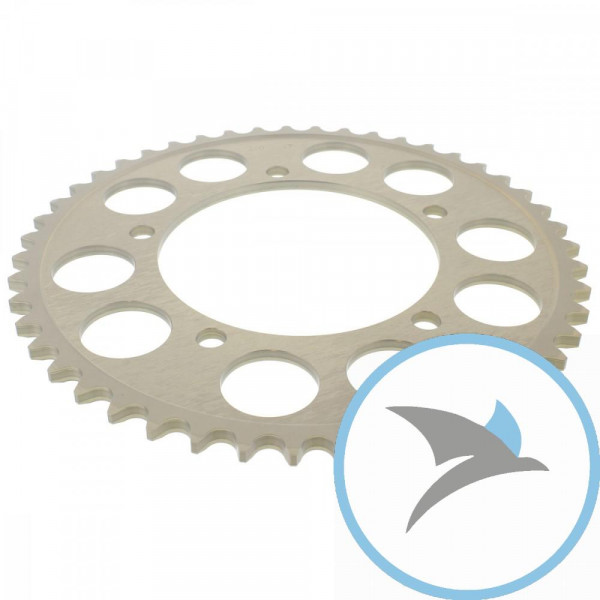 Alu-Kettenrad 47Z Teilung 525 silber Esjot Innendurchmesser 120 Lochkreis 140