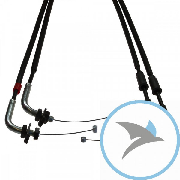 Gaszug Satz Domino XM2 - 3210.96.04-00