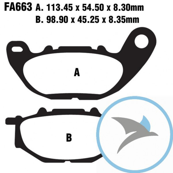 Bremsklotz Standard EBC - FA663