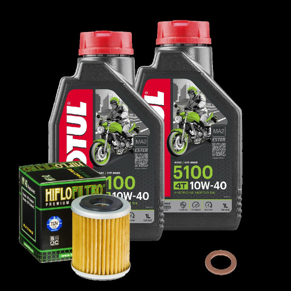Yamaha YZ 426 F Service Kit Ölwechsel Öl Motul 5100 10W40 Ölfilter