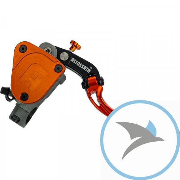 Bremsarmatur hydraulisch orange Accossato 16X18 Hebel für 22 mm - PK028O