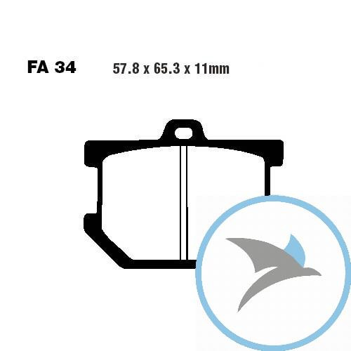 Bremsklotz Standard EBC oder 7871320 - FA034