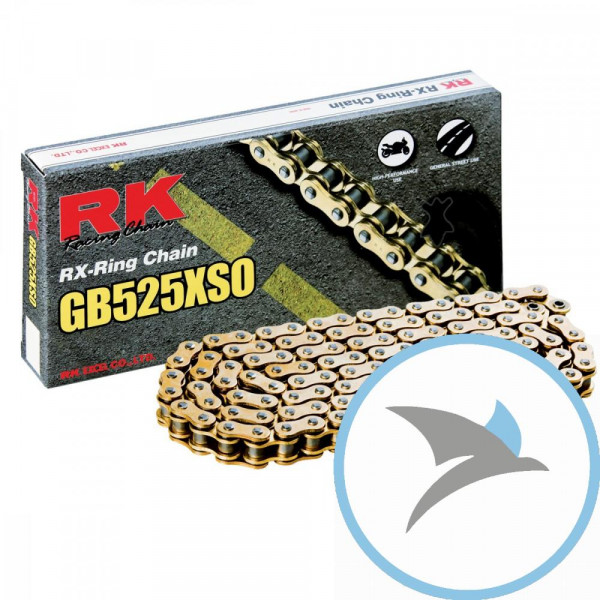 RK X-Ringkette GB525XSO/108 Kette offen mit Nietschloss