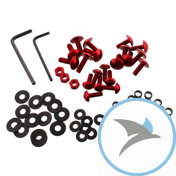 VERKLEID Schraube Satz Pro Bolt alu rot - FSU163R