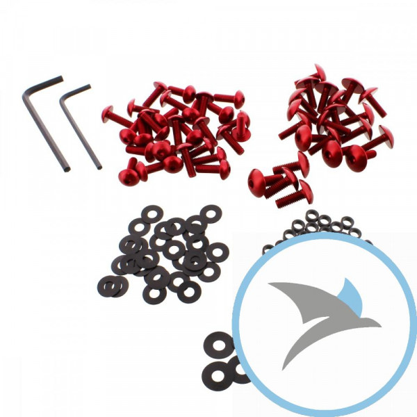 VERKLEID Schraube Satz Pro Bolt alu rot - FDU250R