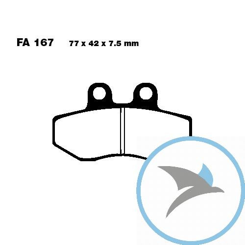 Bremsklotz Standard EBC oder 7872427 - FA167